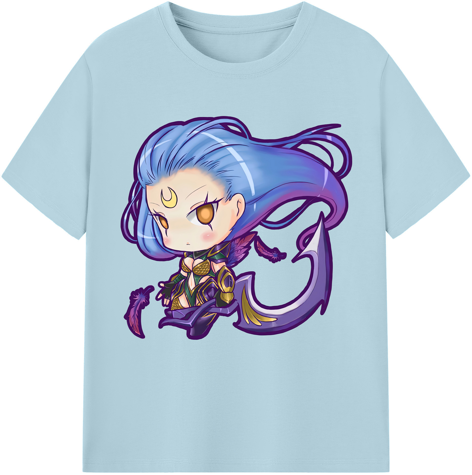 （画像用） リーグ・オブ・レジェンド League of Legends LOL 綿100％半袖Tシャツ（フロントプリント）